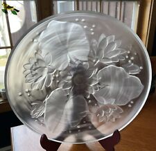 lily glass platter pad for sale  Tiverton