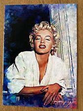Usado, Cartão de arte Marilyn Monroe #38 numerado limitado xx/50 Edward Vela assinado 2018 comprar usado  Enviando para Brazil