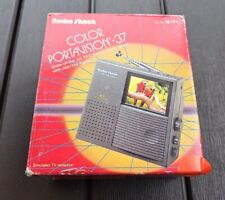 Rádio AM FM portátil vintage 1995 Radio Shack Portavision-37 comprar usado  Enviando para Brazil