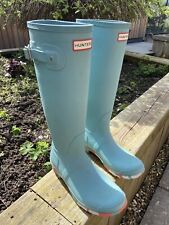 HUNTER WOMEN’S ORIGINAL TALL WELLINGTON BOOTS, SIZE UK 8 EURO 42 for sale  Shipping to South Africa
