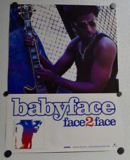 Póster promocional original 2001 Babyface - Face2Face (18x24) segunda mano  Embacar hacia Argentina