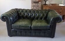 green leather chesterfield for sale  GLOUCESTER