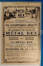 Tuyaux metal rex d'occasion  Beaumont-de-Lomagne