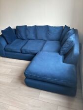 Plush velvet sofa for sale  LONDON
