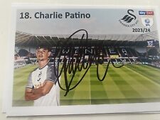 Foto firmada por Charlie Patino Swansea City Football Club 2023/24 Arsenal Blackpool segunda mano  Embacar hacia Argentina