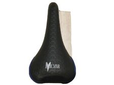 Schwinn Moab Bicycle Saddle Steel Rails Velo 354 M 11 Bike Seat Black W/ Blue, used for sale  Shipping to South Africa