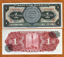 México, 1 Peso, 25-1-1961, P-59g, Serie JO UNC Calendario Azteca segunda mano  Embacar hacia Mexico
