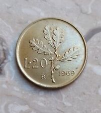 20 lire 1969 usato  Ferrara