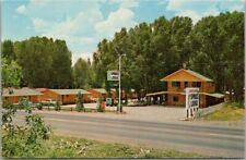 Cartão postal CHAMA, Novo México SPRUCE LODGE Chama River Roadside c1960s não usado comprar usado  Enviando para Brazil