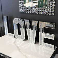 Używany, Litery napis LOVE glamour lustro 30x50x5 cm dekoracja na ścianę na sprzedaż  PL