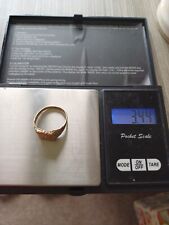mens 9ct gold ring used Size Q for sale  Shipping to South Africa