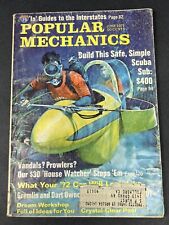 Popular Mechanics Magazine Junio 1971 Construye Esta Segura Simple Buceo Sub $400 B segunda mano  Embacar hacia Argentina