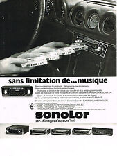 1974 advertising sonolor d'occasion  Expédié en Belgium