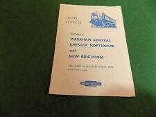 Vintage railway timetable for sale  STROUD