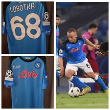 Usato, Maglia Calcio Napoli  Lobotka Champions  Azzurra Ea7 Match Issue Jersey usato  Italia