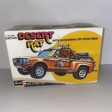 Vintage Revell Datsun Desert Rat Truck com Husqvarna bicicleta off road kit modelo 1/25 comprar usado  Enviando para Brazil