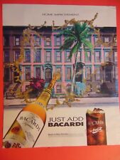 Bacardi ron 1992 Coca-Cola mejoras para el hogar anuncio impreso artístico segunda mano  Embacar hacia Argentina