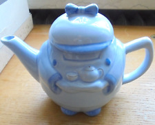 Teekanne hellblau keramik gebraucht kaufen  Gangkofen