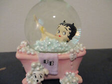 globo de neve vintage Betty Boop and pudgy the pup banho de bolha vidro comprar usado  Enviando para Brazil