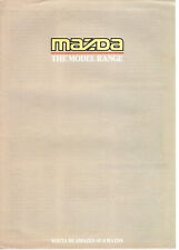 Mazda range brochure for sale  PRENTON