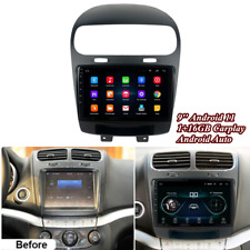 Rádio GPS Carplay 9"" Android 11 1+16GB para Dodge Journey 12-20 Fiat Leap 12-14 comprar usado  Enviando para Brazil