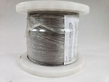 Bysn T316 Stainless Steel Wire Rope Railing Kits Coil Cable Size 1/8, used for sale  Shipping to South Africa
