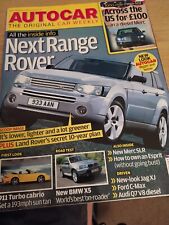 Autocar 9th may for sale  BRIDGWATER