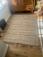 Jute rug 120x170cm for sale  STOCKPORT