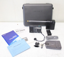 Receptor de radio mundial portátil Sony ICF-SW1S SW PLL + estuche y accesorios LEER, usado segunda mano  Embacar hacia Argentina