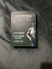 Rambo dvd trilogy for sale  TIPTON