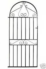 Used, Metal Arched Garden Side Gate to fit 3ft(915mm) gap x 6ft2(1880mm) high WWB17 for sale  Shipping to South Africa