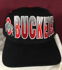 Starter Ohio State BUCKEYES Snapback Cap / Hat Black "The Right Hat" Vtg 1990's for sale  Radnor
