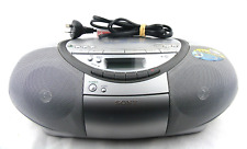 Sony CFD-S350 Cassete Portátil Boombox Prata CD Player Rádio Marcado e Testado comprar usado  Enviando para Brazil