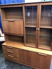 Teak wall unit for sale  LEEDS