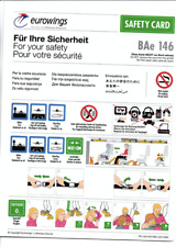 Safety card eurowings d'occasion  Châteauneuf-en-Thymerais