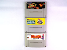 Street Fighter 2 Super Mario Kart + Super Mario RPG Jogos Super Famicom SHVC-JPN comprar usado  Enviando para Brazil