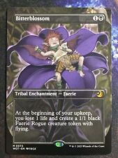 MTG / Bitterblossom / WOT / #72 / Regular (Anime Borderless) / Mythic / NM, used for sale  Shipping to South Africa