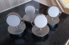 Brushed chrome spotlights for sale  EXMOUTH