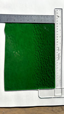 Stained Glass Sheet - Transparent Green with texture 9.5" x  7" for sale  Shipping to South Africa