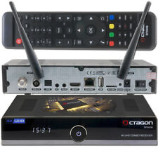 OCTAGON SF8008 4K UHD E2 DVB-S2X & DVB-C/T2 Ricevitore combinato Linux USB WLAN usato  Spedire a Italy