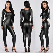 Wetlook leather catsuit for sale  LIVERPOOL