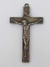 solid silver crucifix for sale  GOOLE