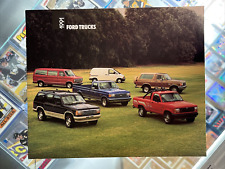 Folheto original 1991 Ford Trucks Dealer F-100 Diesel F-250 Ranger Bronco comprar usado  Enviando para Brazil