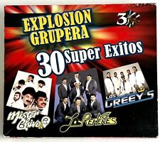 Usado, Juego de 3 CD de audio latino Mister Chivo Los Rehenes Explosion Grupera 30 Super Exitos segunda mano  Embacar hacia Argentina