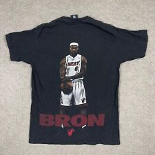 Usado, Camiseta Miami Heat para Hombre Talla M Negra Mangas Cortas Lebron 6 NBA UNK Baloncesto segunda mano  Embacar hacia Argentina