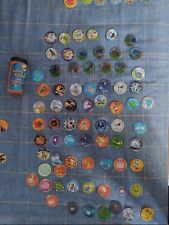 Vintage Pokémon tazos with barrel case! All generations, used for sale  Shipping to South Africa