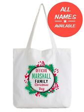 Christmas surname tote for sale  ENFIELD