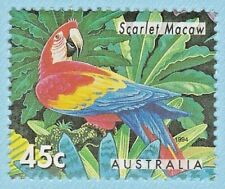 Scarlet macaw stamp for sale  New Smyrna Beach