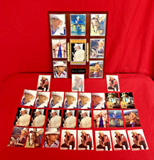 Tarjetas fotográficas enmarcadas de Alan Jackson y 27 tarjetas sueltas - placa de montaje en pared segunda mano  Embacar hacia Mexico
