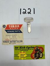 NUEVO DE LOTE ANTIGUO YAMAHA LLAVE DE MOTOCICLETA ORIGINAL JAPÓN FABRICANTE DE EQUIPOS ORIGINALES BLANCO RD XS XT FJ # 1221 segunda mano  Embacar hacia Argentina